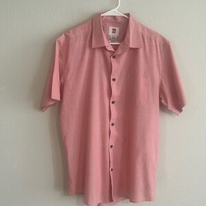Pink short sleeve button down - Quiksilver